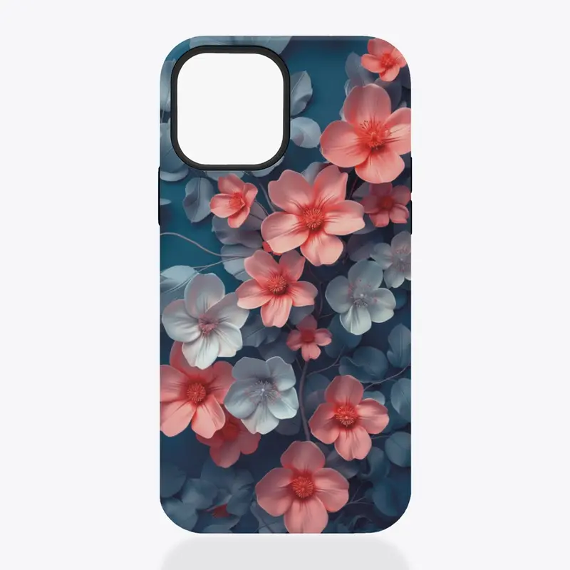 iPhone Tough Case 3D Flower print