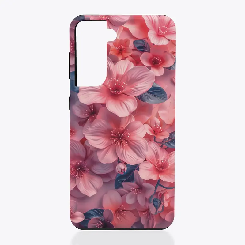 Samsung Tough Case 3D Flower Print